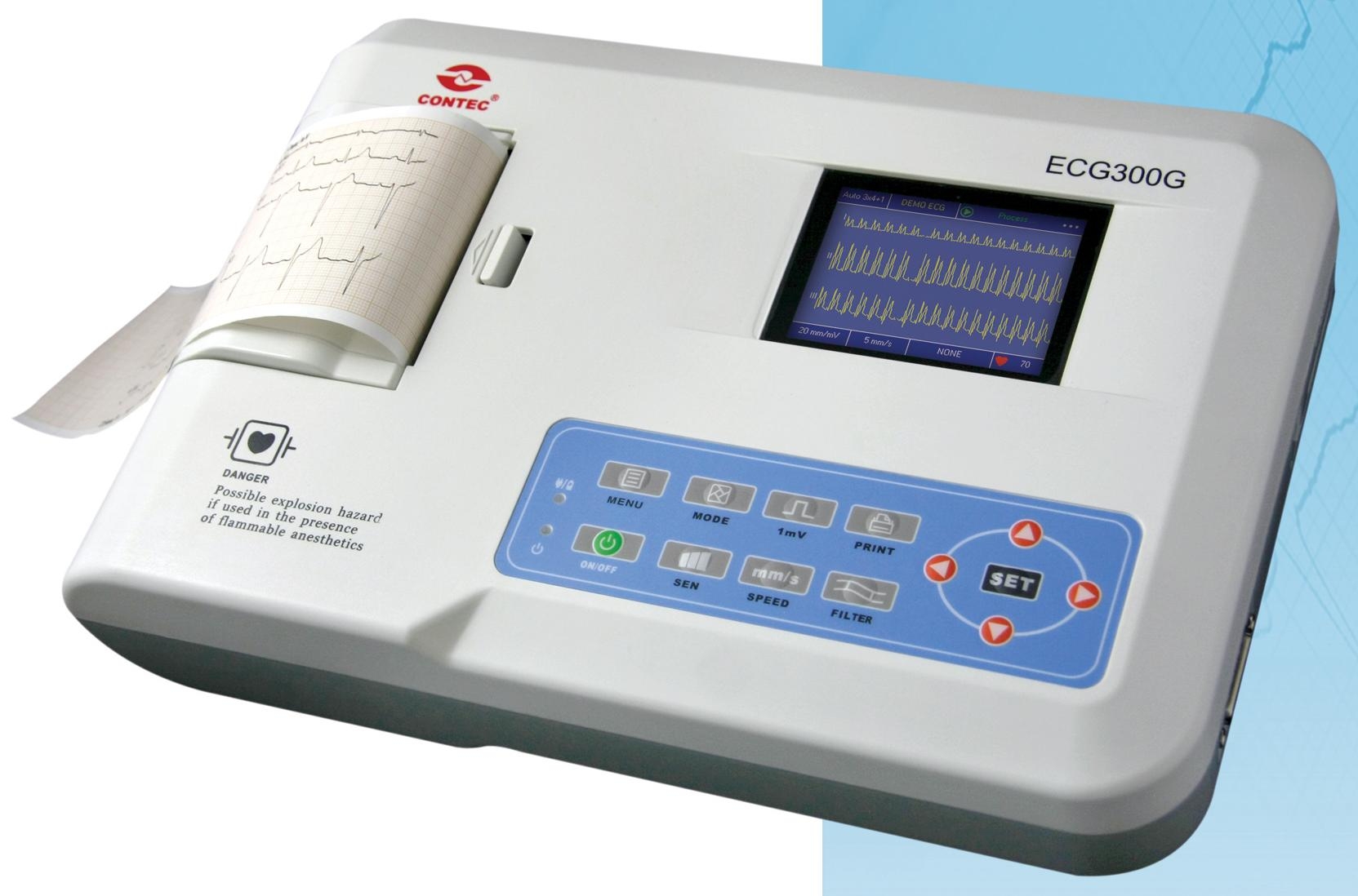 Máy điện tim 3 cần Contec