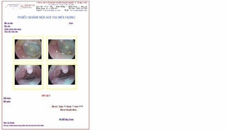 Phầm mềm nội soi tai mũi họng
